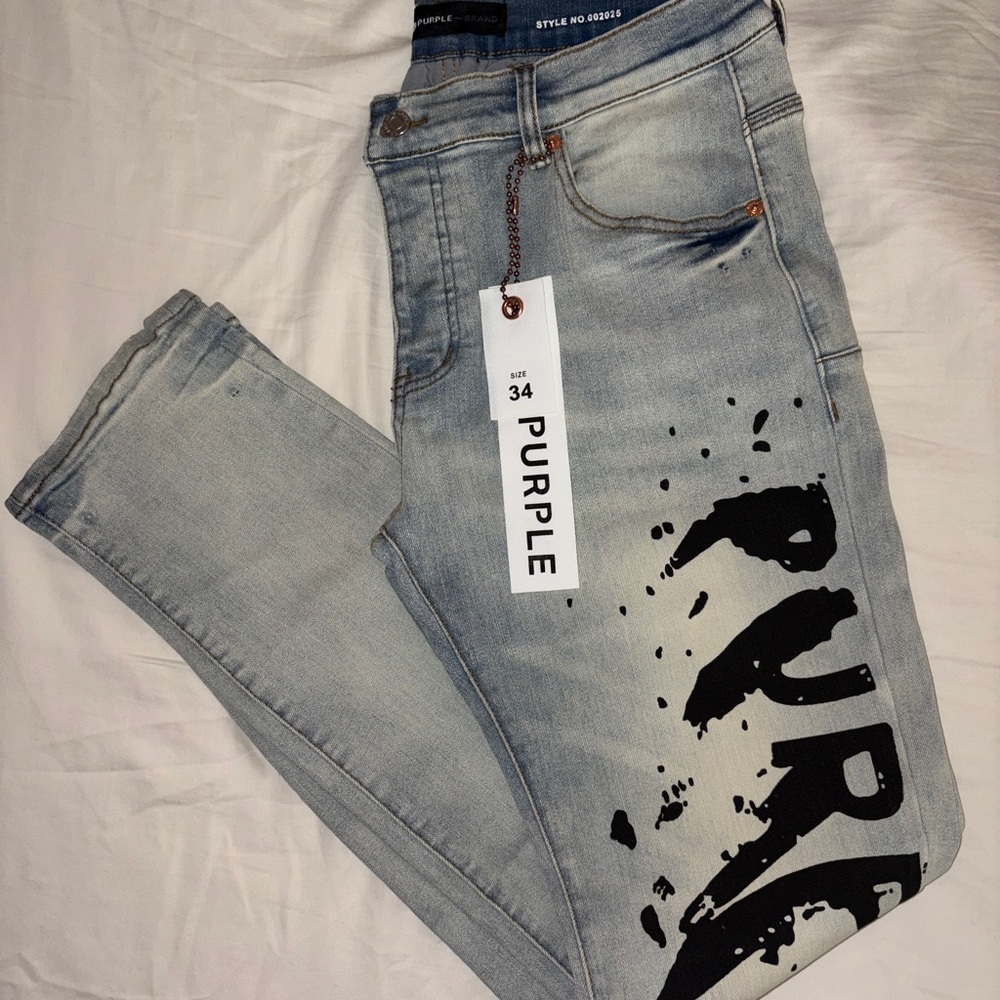 Purple Men's Skinny Jeans